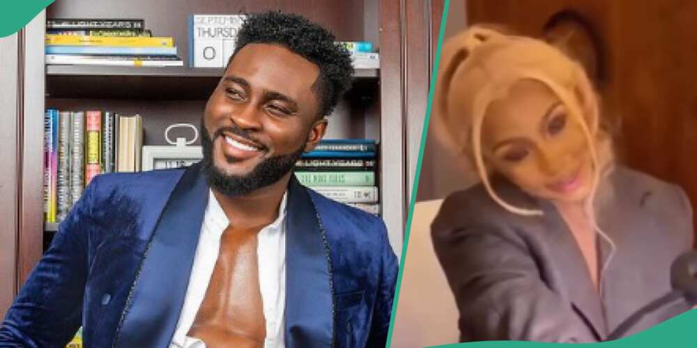 BBNaija star Mercy Eke wears Pere's suit BBNaija star Mercy Eke wears Pere's suit
