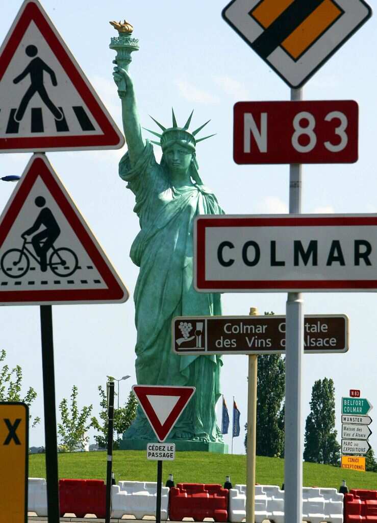 La statue de la Liberté de Colmar
