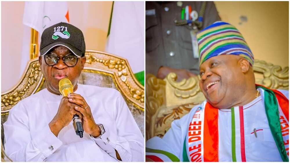 Osun state, Gboyega Oyetola, Ademola Adeleke, Debts, state government