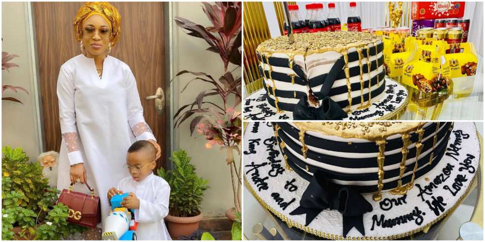 One Year after iPhone 11 Gift, Tonto Dikeh Massively Surprises Her Son's Nanny Again for Birthday