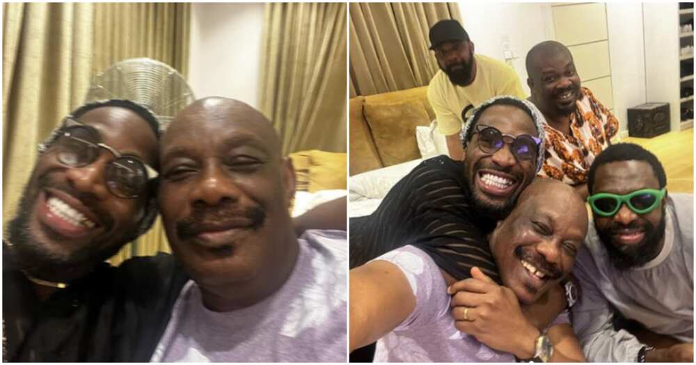 Photos of Don Jazzy's Dad Collins Ajereh and D'banj