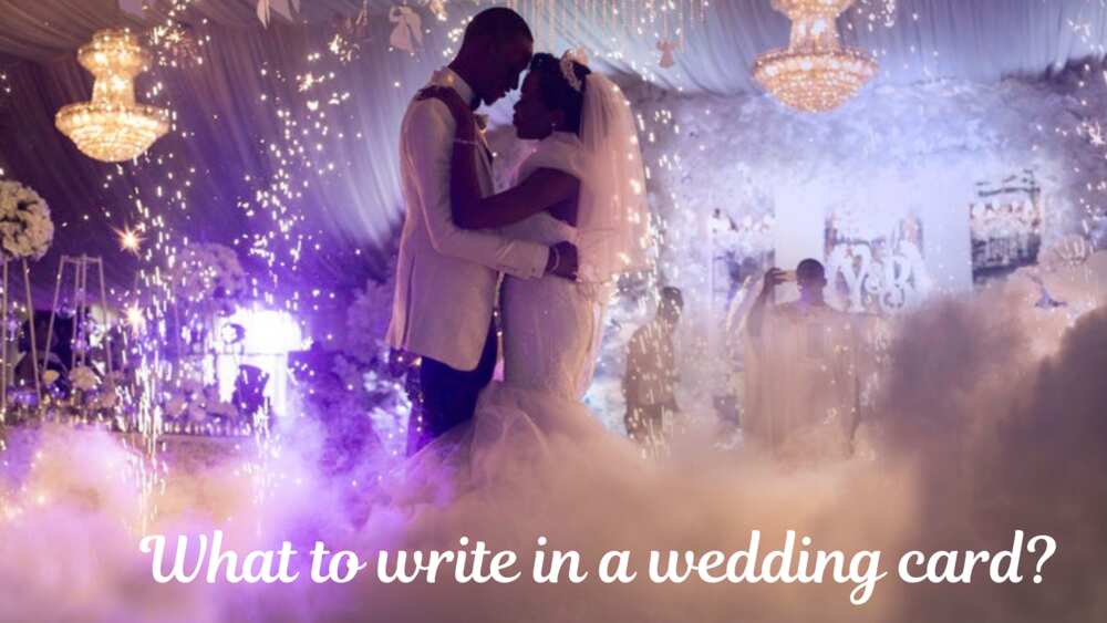 What to write in a wedding card