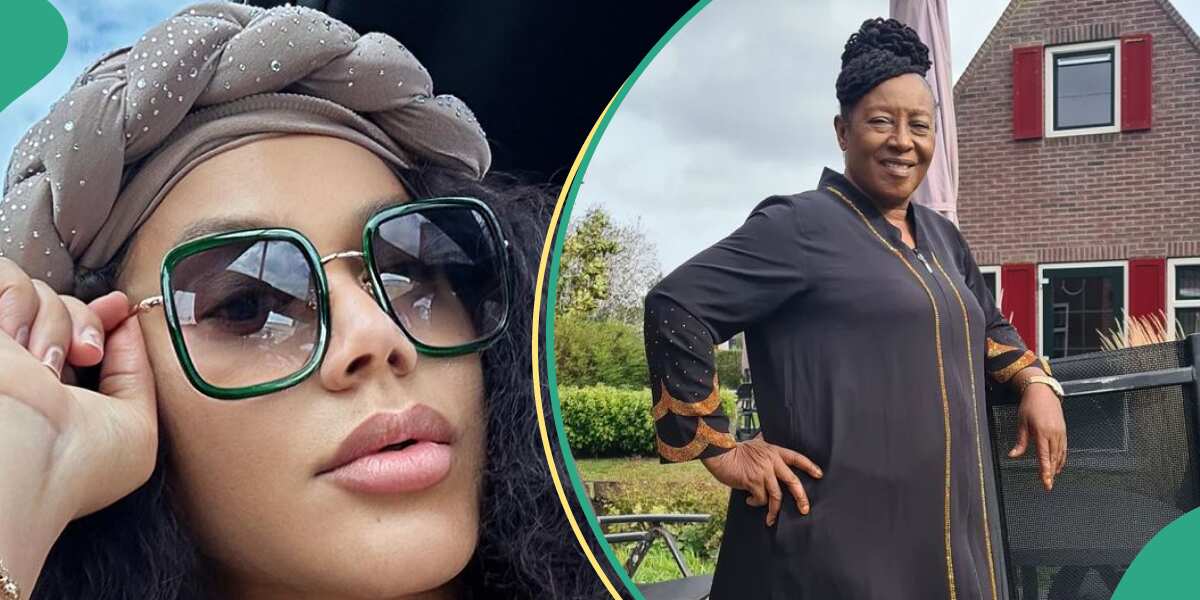 See how Nadia Buari imitated Patience Ozokwo in adorable video for Valentine's day