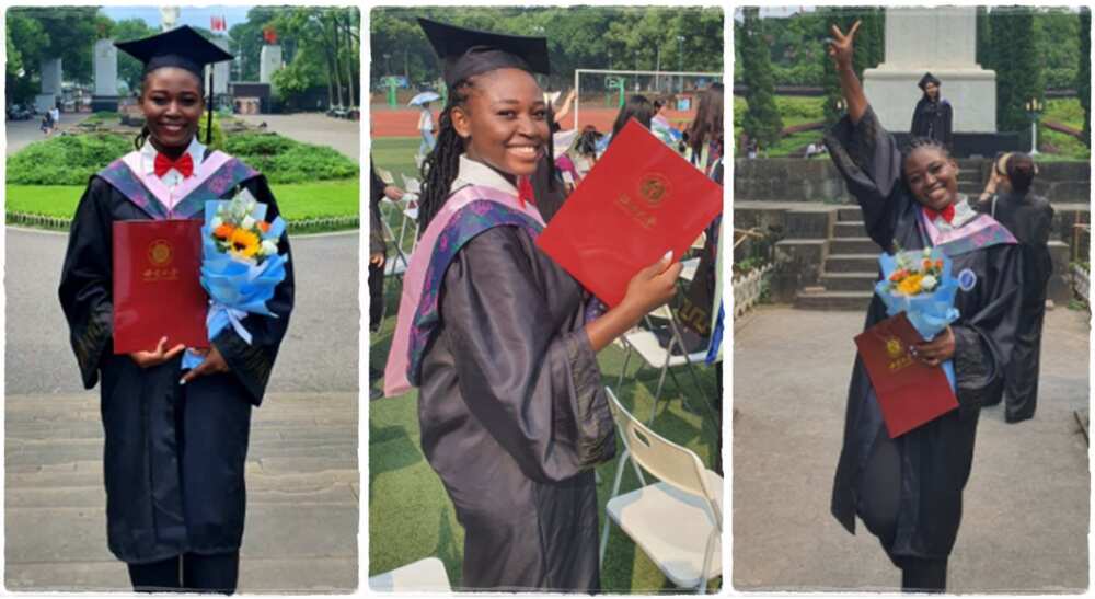 Photos of Ifeoma Amuche, who studied Chinese Language at Southwest University.