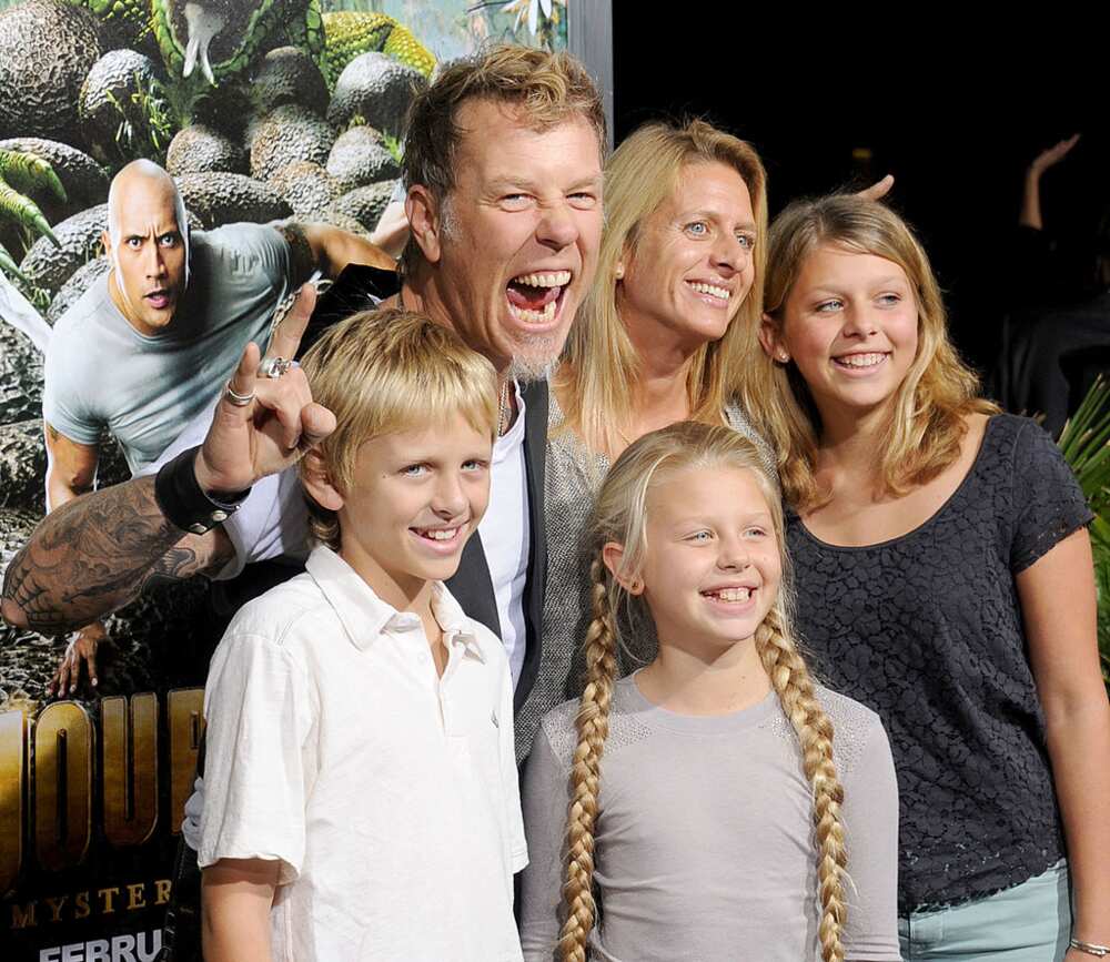 La famille de James Hetfield La famille de James Hetfield