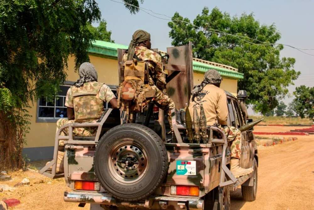 Nigerian soldiers Nigerian soldiers