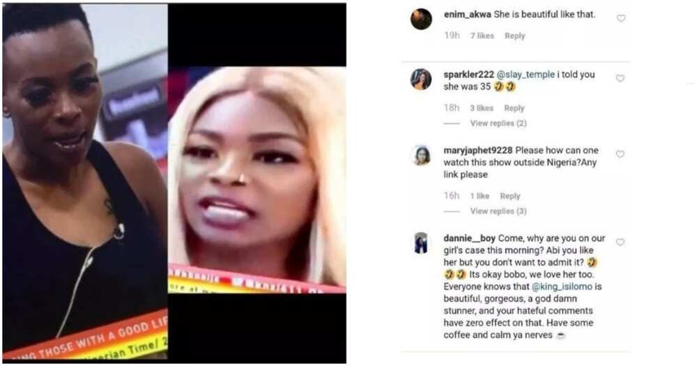 BBNaija 2019: Isilomo trends after she was spotted without her makeup and wig