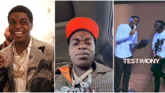 "Omo! he knows d lyrics": U.S Rapper Kodak Black trends as clip of him singing Nigerian gospel song goes viral