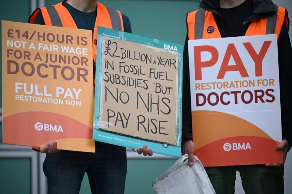 Hospital doctors are currently out on strike, demanding better pay and conditions Hospital doctors are currently out on strike, demanding better pay and conditions