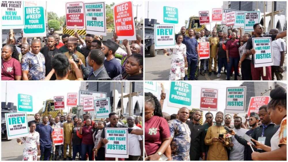 Abuja, ICC, Protest, INEC, 2023 presidential election