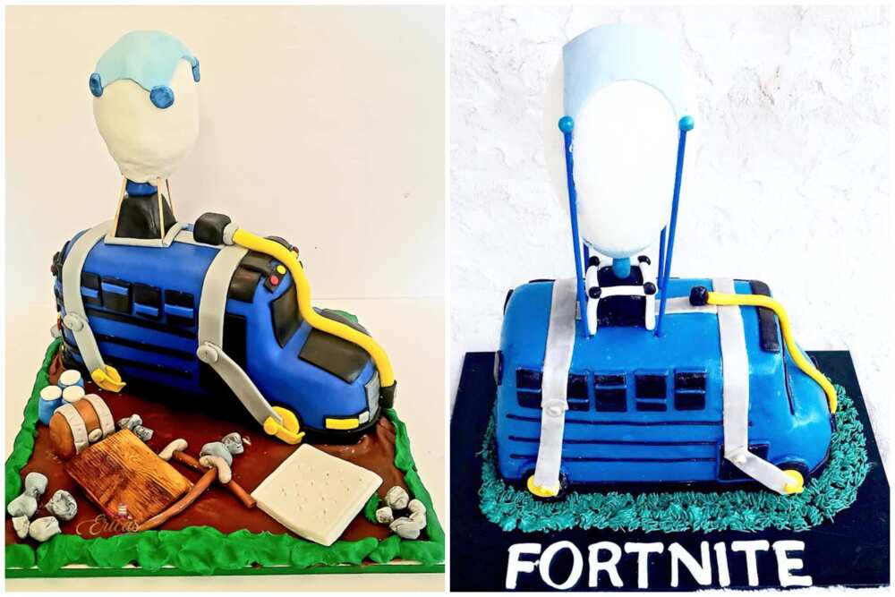 easy fortnite cake