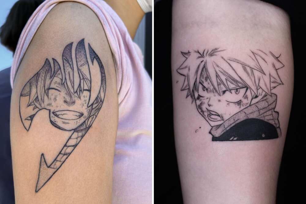 Small anime tattoos