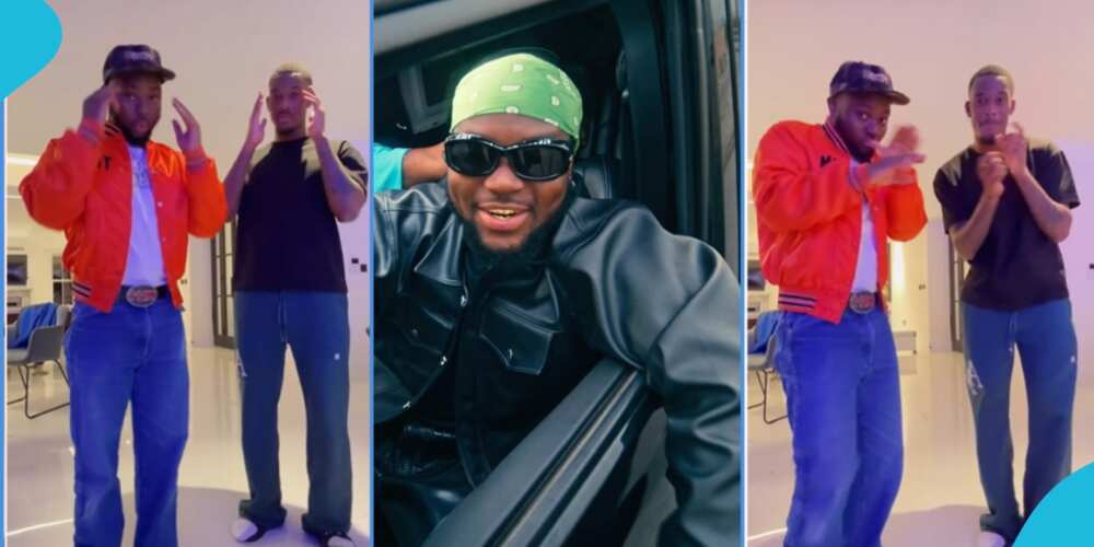 King Promise and Chelsea footballer Callum Hudson Odoi linked up in a lovely video and did King Promise's viral Paris dance challenge together