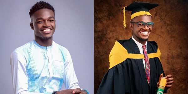 Nigerian student who worked at a car wash shop to pay fees celebrates his graduation in grand style