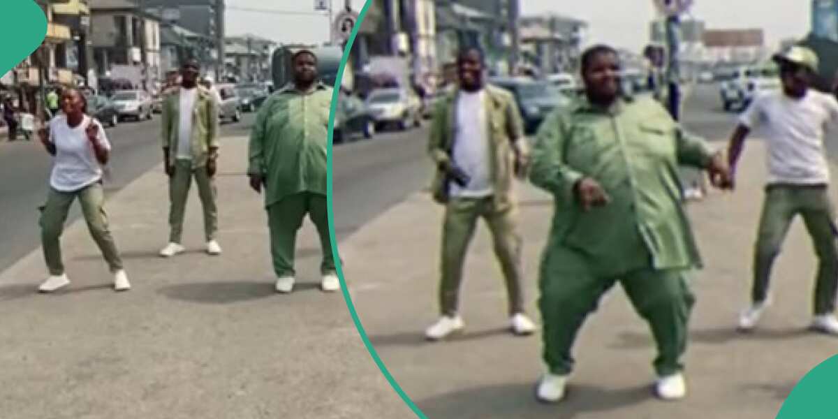 WATCH: NYSC members join Twe Twe challenge on TikTok, their dance performance is flawless, but the biggest one is spectacular