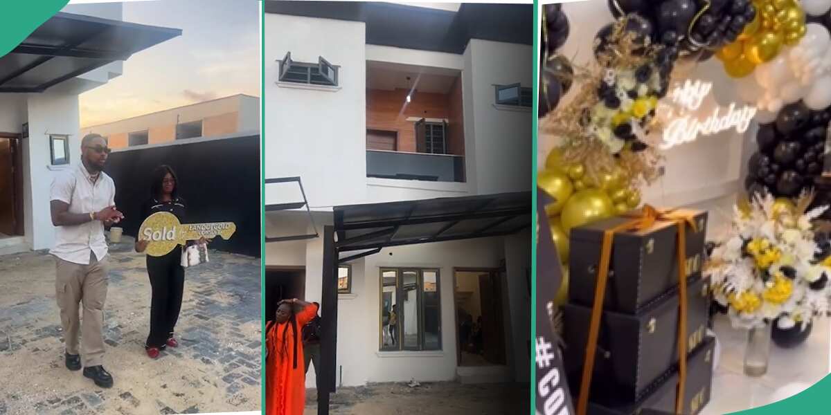 See videos as BBNaija star Sheggz's fans gift him a duplex and more on 28th birthday