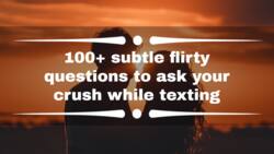 100+ subtle flirty questions to ask your crush while texting
