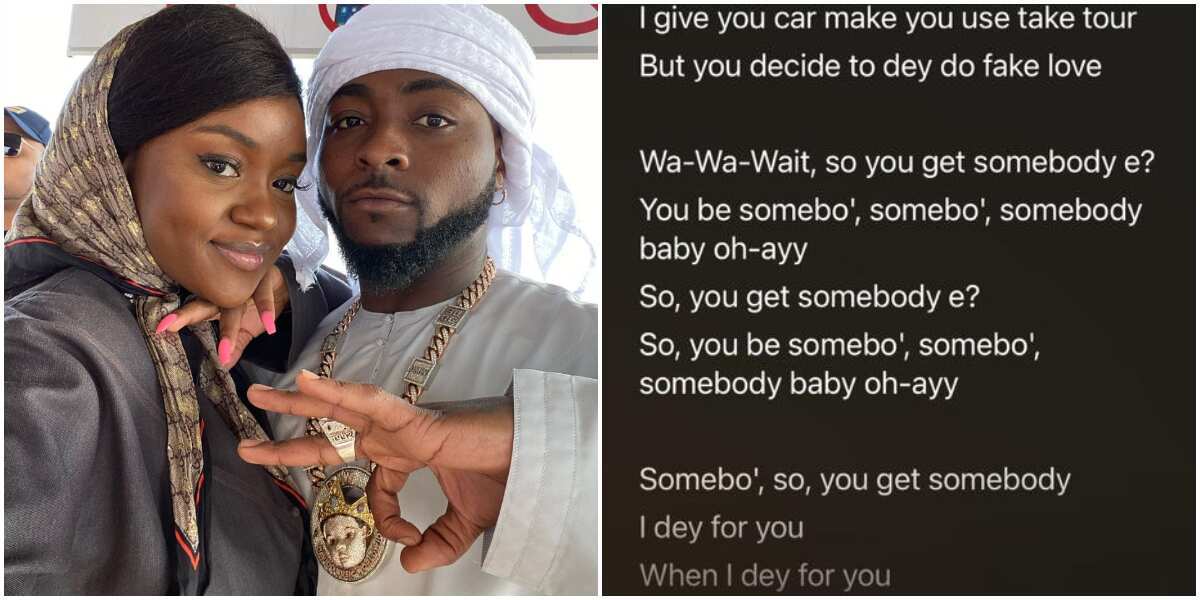 Man says Davido tried to pass a message about his relationship with feature in Peruzzi's song