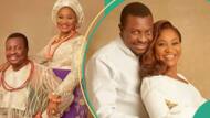"It was not April fool" Ali Baba's wife rejoices over birth of their triplets in sweet video