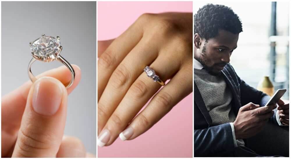 Man gives N2m worth of engagement ring to a lady but they never got married.