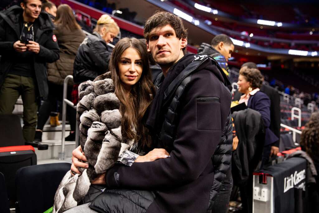 Boban Marjanovic of the Dallas Mavericks poses for a portrait