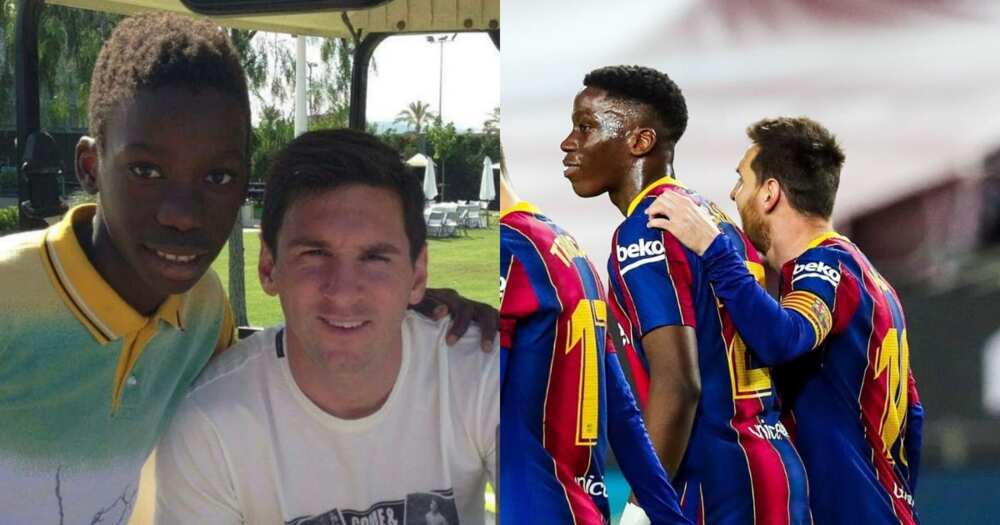 Ilaix Moriba shared a throwback pic of him and Messi: "How it started, how it's going"