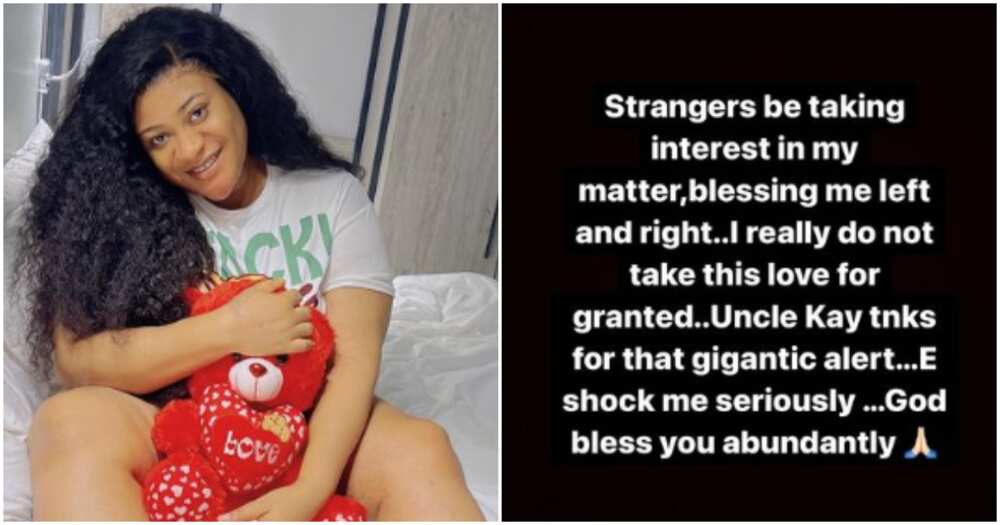 Stranger places Nkechi Blessing on allowance