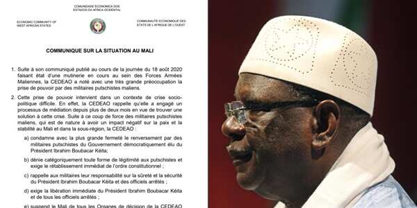 ECOWAS cuts trade relations with Mali after mutiny