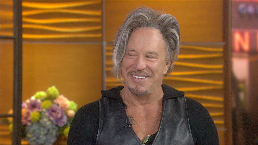 Rourke where now mickey is Mickey Rourke