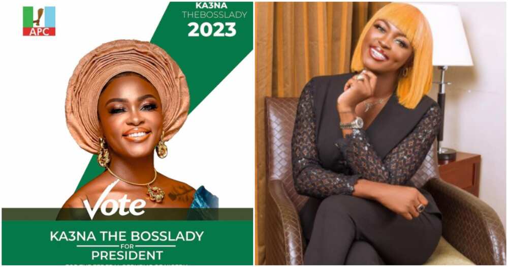 BBNaija's Ka3na drops campaign poster