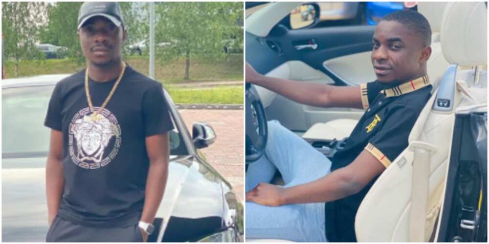 MC Oluomo's son highlights the significant difference between him and Lekki guys
