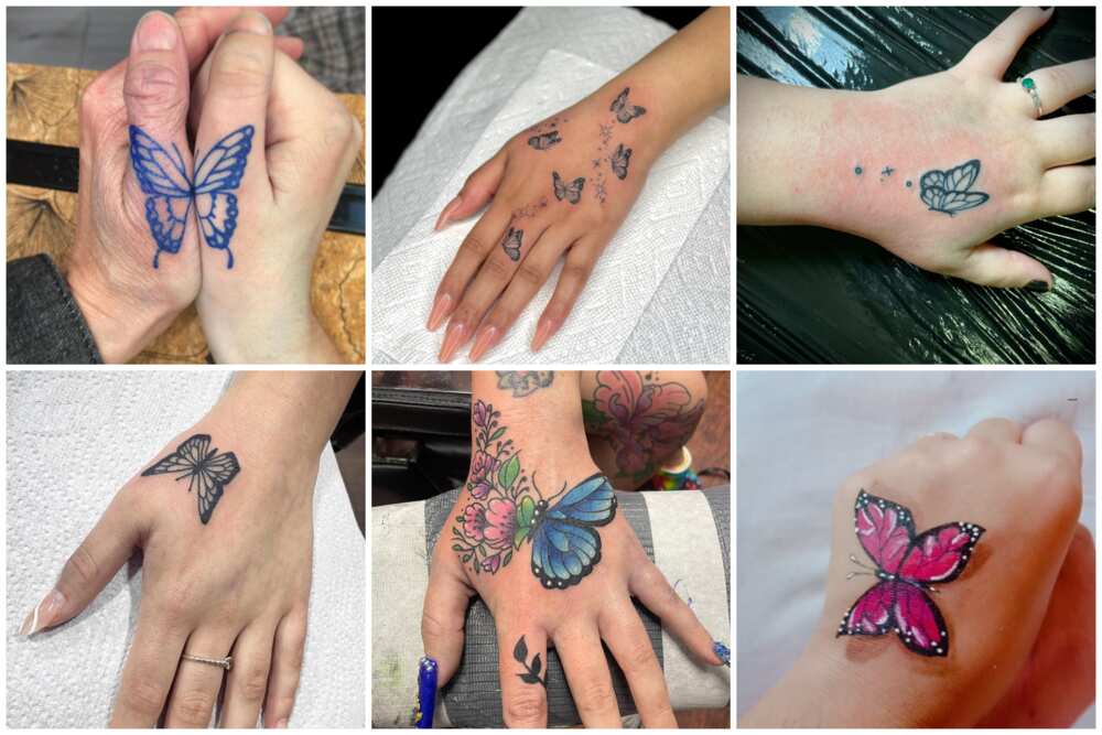 female cute hand tattoos