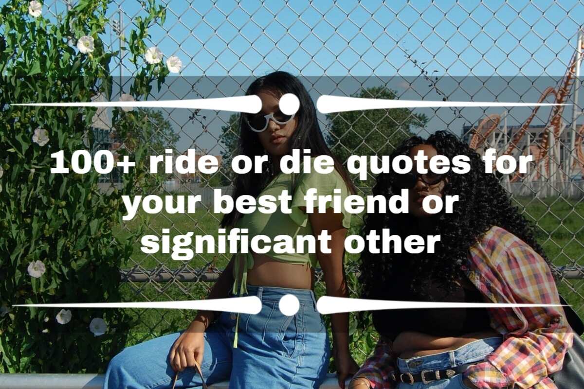 ride or die sayings