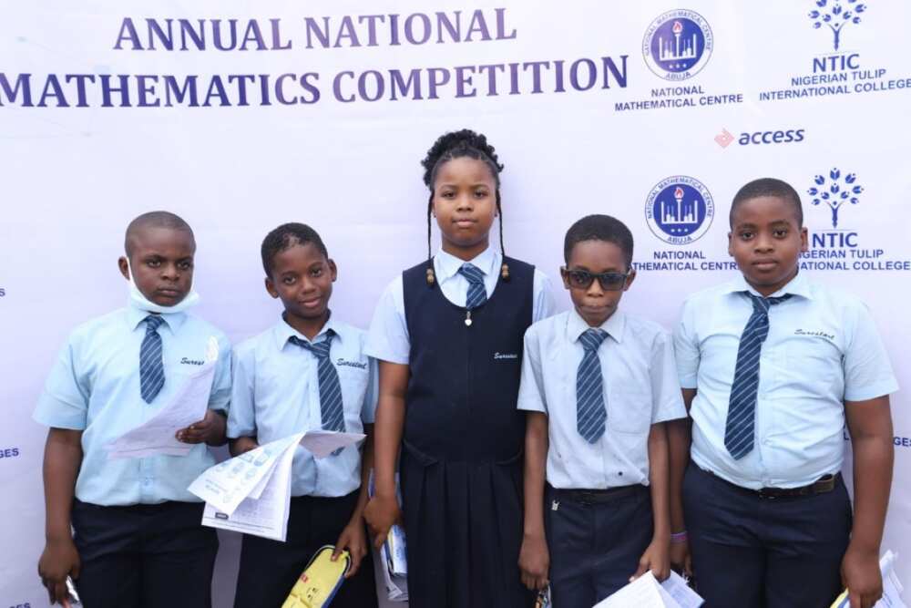 Nigerian school children, the Nigerian Tulip International College, NTIC, mathematics scholarship, national awards.