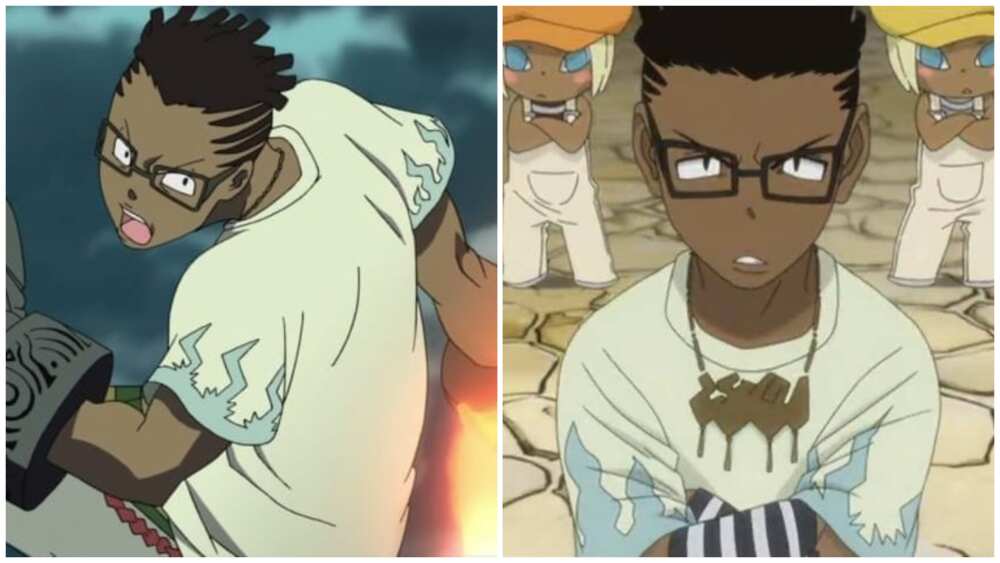 black cartoon characters male