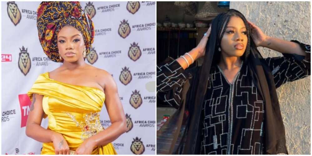 Photos of BBNaija star Angel.