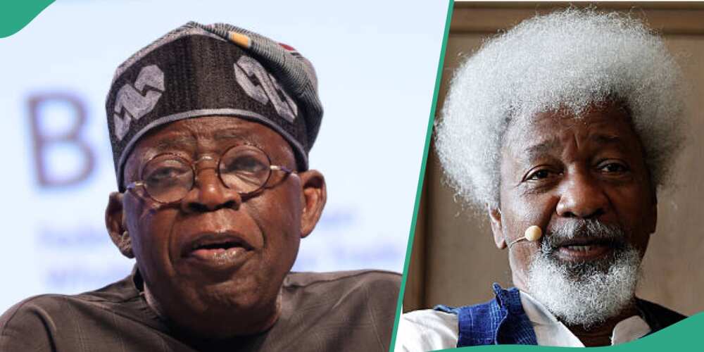 President Tinubu receives Wole Soyinka as guest on Christmas day