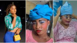 "This brought tears to my eyes": Bimbo Ademoye says as lady replicates Iya Barakat look for UNILAG costume day