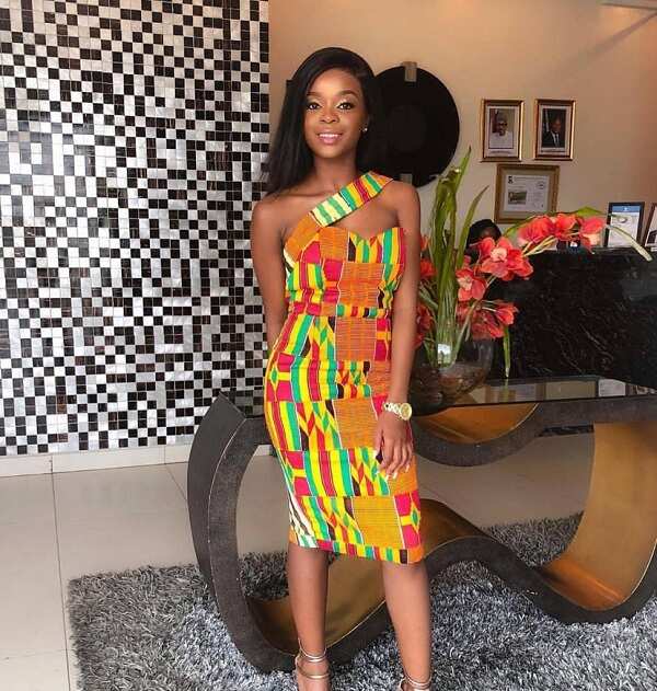 Bella naija ankara hot sale short gown styles