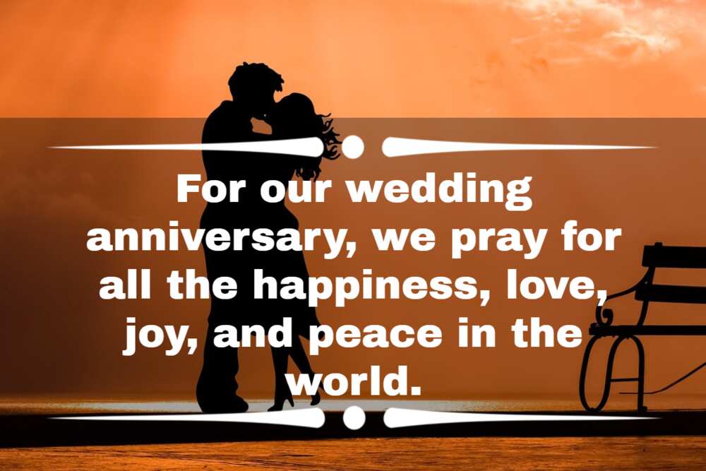 Best 10 wedding anniversary prayers of faithful spouses - Legit.ng