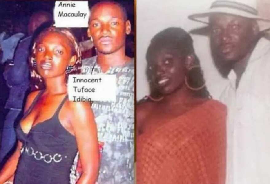 Throwback photos of 2face with Annie.