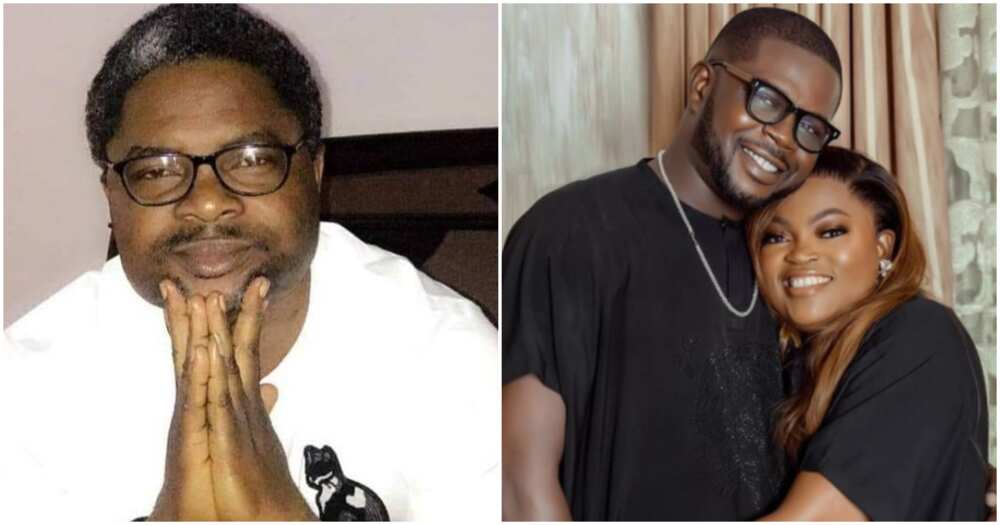 Journalist Lere Olayinka, Funke Akindele and estranged hubby JJC Skillz Journalist Lere Olayinka, Funke Akindele and estranged hubby JJC Skillz