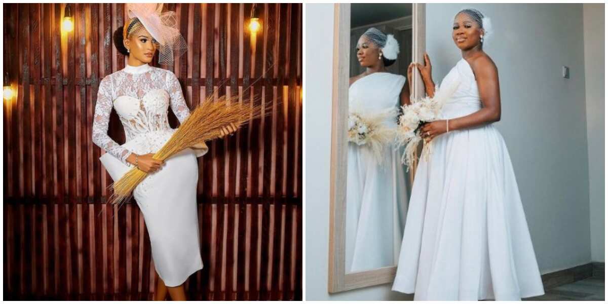 Stunning Nigerian Bride [Video], Civil wedding dresses, Elegant wedding  dress ballgown, Onl…