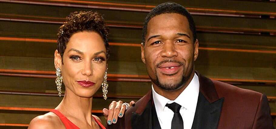 Wanda Hutchins and Michael Strahan