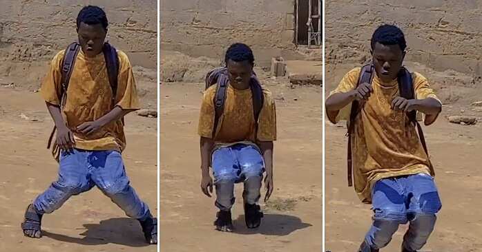 Nigerian man goes viral after showing off new style of legwork in video