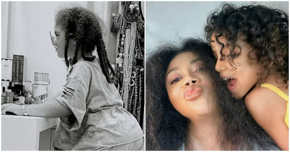 Nadia Buari and daughters Nadia Buari and daughters