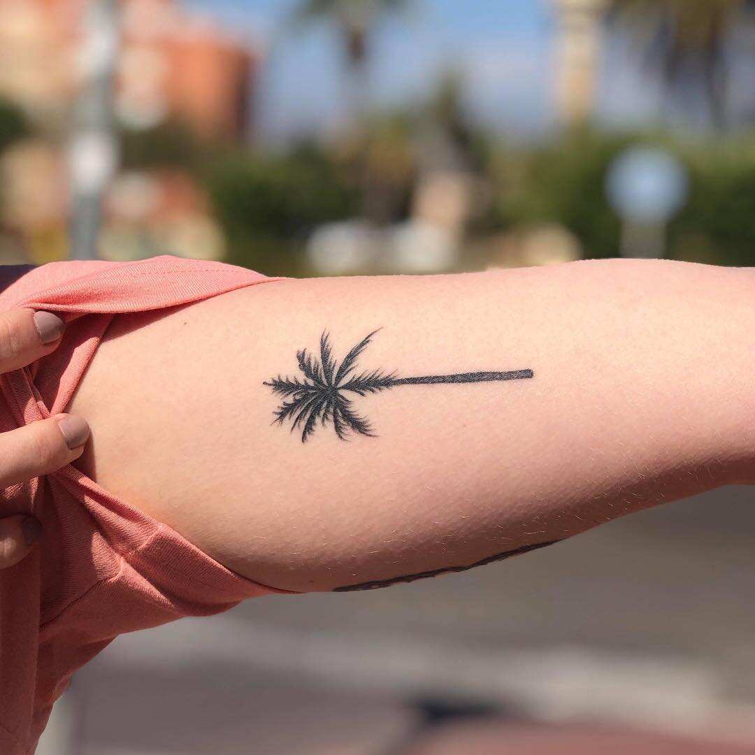 100 Inspirational Palm Tree Tattoos