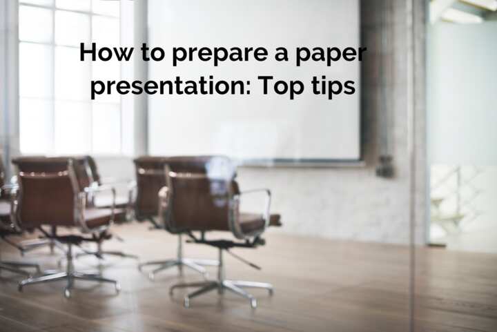 how do we prepare paper presentation