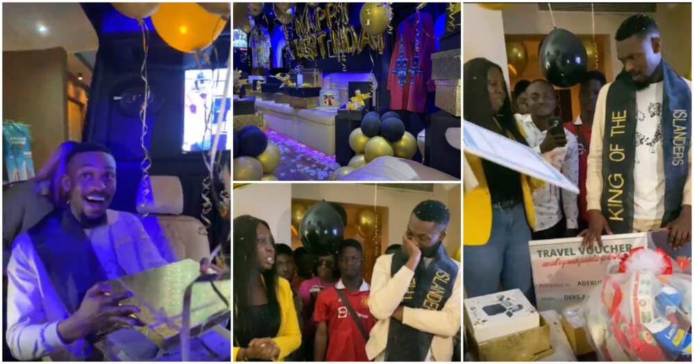 BBNaija Level Up star Adekunle's 28th birthday.