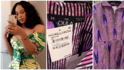 Davido's baby mama Amanda reacts to N270k ankara dress, video trends: "Can’t even buy it for a cent"